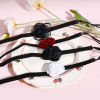 Picture of Gauze Japanese Style Choker Necklace Multicolor Flower