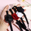 Picture of Gauze Japanese Style Choker Necklace Multicolor Flower