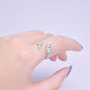 Picture of 304 Stainless Steel Stylish Open Adjustable Rings Multicolor 17mm(US Size 6.5)