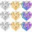 Immagine di 304 Acciaio Inossidabile Charms Cuore Multicolore Serratura 20mm x 20mm, 1 Pz