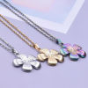 Picture of 304 Stainless Steel Charms Multicolor Flower 27mm x 25mm
