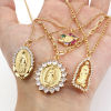 Picture of Brass Religious Charms Gold Plated Virgin Mary