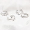 Picture of 304 Stainless Steel Stylish Open Rings Silver Tone Heart