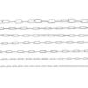 Picture of 304 Stainless Steel Link Cable Chain Oval Silver Tone