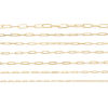 Picture of 1 M Vacuum Plating 304 Stainless Steel Link Cable Chain For Handmade DIY Jewelry Making Findings Oval Gold Plated