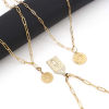 Picture of 1 M Vacuum Plating 304 Stainless Steel Link Cable Chain For Handmade DIY Jewelry Making Findings Oval Gold Plated