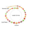 Picture of 304 Stainless Steel Anklet Multicolor Evil Eye 22cm(8 5/8") long