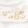 Picture of 304 Stainless Steel Open Adjustable Rings Gold Plated
