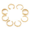 Picture of 304 Stainless Steel Open Adjustable Rings Gold Plated