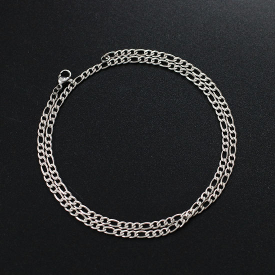 Picture of 304 Stainless Steel Necklace 45cm(17 6/8") long