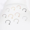 Image de Boucles d'Oreilles Crochets en 316 Acier Inoxydable Multicolore 10 Pcs