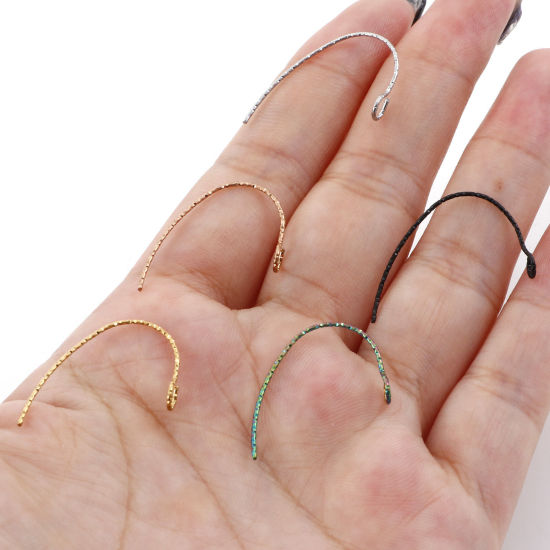Imagen de 316 Acero Inoxidable Gancho para la oreja En forma de U Multicolor 10 Unidades