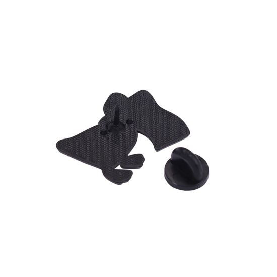 Picture of Stylish Pin Brooches Cat Animal Rainbow Multicolor Enamel