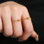 Изображение 316 Нержавеющая сталь Простой Нерегулируемый Кольца 18K Позолоченный Cфера 1 ШТ