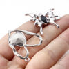 Picture of Zinc Based Alloy Pendants Silver Tone Heart Star