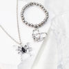 Picture of Zinc Based Alloy Pendants Silver Tone Heart Star