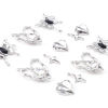 Picture of Zinc Based Alloy Pendants Silver Tone Heart Star