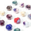 Picture of Ceramic Beads Shell Multicolor 3D About 12mm x 11.5mm
