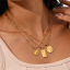 Eco-friendly Vacuum Plating 304 Stainless Steel Ins Style Necklace 18K Gold Plated Geometric 45cm(17 6/8") long, 1 Piece の画像