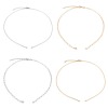 Picture of 304 Stainless Steel Link Cable Chain Semi-finished Necklace For DIY Handmade Jewelry Making Multicolor With Lobster Claw Clasp And Extender Chain 44.5cm(17 4/8") long