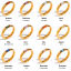 Picture of Eco-friendly Minimalist Exquisite 18K Real Gold Plated 304 Stainless Steel & Cubic Zirconia Unadjustable Rectangle Rings For Women Anniversary
