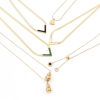 Picture of 304 Stainless Steel Stylish Link Chain Necklace 18K Gold Plated V Shape