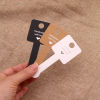 Picture of Paper Jewelry Display Card For Rings Hair Bands Multicolor Message " Handmade with love " 10cm x 4cm