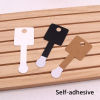 Picture of Paper Jewelry Display Card For Rings Hair Bands Multicolor Message " Handmade with love " 10cm x 4cm