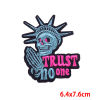 Picture of Polyester Embroidery Iron On Patches Appliques (With Glue Back) DIY Sewing Craft Clothing Decoration Multicolor Butterfly Animal 1 Piece
