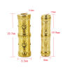 Picture of 304 Stainless Steel Beads For DIY Jewelry Making Bamboo-shaped Gold Plated