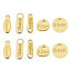 Picture of 304 Stainless Steel Charms Extender Chain Ends For Necklace Bracelet Jewelry Making Geometric 20 PCs
