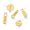 Picture of 304 Stainless Steel Charms Extender Chain Ends For Necklace Bracelet Jewelry Making Geometric 20 PCs