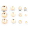 Picture of Brass Beads Caps Round 18K Real Gold Plated