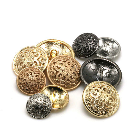 Tree of Life - Antique Silver Shank Buttons 14mm / 4/8