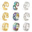 Picture of Eco-friendly 304 Stainless Steel Open Rings Multicolor