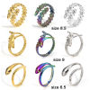 Picture of Eco-friendly 304 Stainless Steel Open Rings Multicolor