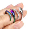 Picture of Eco-friendly 304 Stainless Steel Open Rings Multicolor