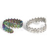 Picture of Eco-friendly 304 Stainless Steel Open Rings Multicolor