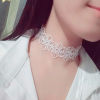 Picture of Lace Wedding Statement Necklace Flower Multicolor