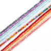 Picture of Natural Dyed Shell Loose Beads For DIY Jewelry Making Round Multicolor About 3mm Dia