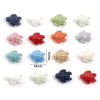 Picture of Ceramic Ocean Jewelry Beads For DIY Jewelry Making Sea Turtle Animal Multicolor Dyed About 18mm x 15mm