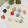 Picture of Ceramic Ocean Jewelry Beads For DIY Jewelry Making Sea Turtle Animal Multicolor Dyed About 18mm x 15mm