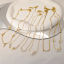 Picture of Eco-friendly 304 Stainless Steel Ins Style Link Chain Necklace 18K Gold Plated Imitation Pearl 1 Piece