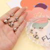 Picture of Eco-friendly 304 Stainless Steel Beads For DIY Jewelry Making Silver Tone Texture