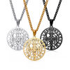 Imagen de Respetuoso del Medio Ambiente 304 Acero Inoxidable Religión Link Curb Chain Collares Multicolor Ronda Cruz Hueco 1 Unidad