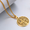 Imagen de Respetuoso del Medio Ambiente 304 Acero Inoxidable Religión Link Curb Chain Collares Multicolor Ronda Cruz Hueco 1 Unidad