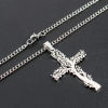 Picture of Eco-friendly 304 Stainless Steel Religious Curb Link Chain Necklace Multicolor Cross Tree of Life Hollow