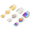 Immagine di Placcatura Sottovuoto Ecologica 304 Acciaio Inossidabile Charms Serratura Multicolore 2 Pz