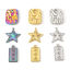 Picture of Eco-friendly Vacuum Plating 304 Stainless Steel Galaxy Pendants Multicolor Pentagram Star