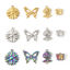Picture of Eco-friendly Vacuum Plating 304 Stainless Steel Charms Multicolor Butterfly Animal Flower